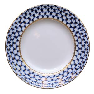 Cobalt Net Dessert Plate, Tea, 7