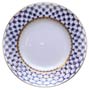 Cobalt Net Dinner Plate 9.5