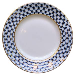 Cobalt Net Porcelain Dinner Plate 11