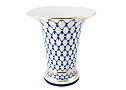 Cobalt Net Vase, Empire-style, 8