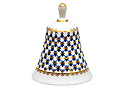 Cobalt Net Bell - Lomonosov Porcelain