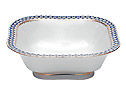 Cobalt Net Square Bowl Large 9