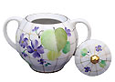 Forest Violet Sugar Bowl - Lomonosov Porcelain