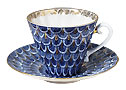 Forget-Me-Not Porcelain Cup & Saucer