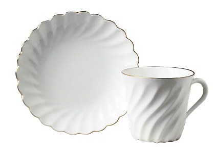 Golden Edge C/S Bone China, TWIST