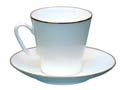 Golden Edge C/S Bone China, BLACK COFFEE - Lomonosov Bone China
