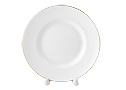 Golden Edge Dessert Plate, Bone China MAY - Porcelain Plates