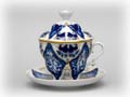 Grouse (Sweethearts) Teamaker w Lid - Lomonosov Porcelain