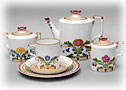 Moscow River Tea Set 21pc - Lomonosov Porcelain
