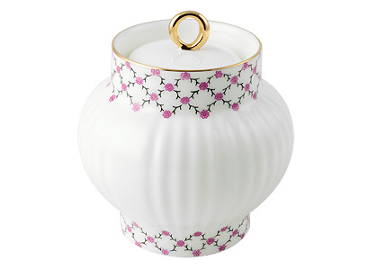 Pink Net Sugar Bowl