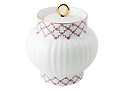 Pink Net Sugar Bowl - Lomonosov Bone China