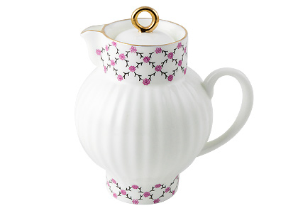 Pink Net Creamer, Bone China