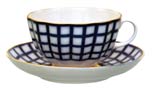 Quatro Tea Cup and Saucer - Porcelain Cups and Saucers
