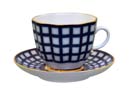 Quatro Coffee Cup and Saucer - Lomonosov Porcelain