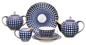 Quatro Tea Set - Lomonosov Porcelain
