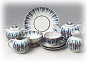 Sarafan Tea Set, 24-piece - Lomonosov Porcelain
