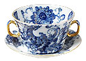 Singing Garden Soup Cup w/ Handle - Lomonosov Porcelain