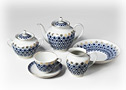 Snowflake Tea Set - Lomonosov Porcelain