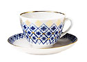 Snowflake Porcelain Cup & Saucer