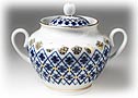 Snowflake Sugar Bowl - Lomonosov Porcelain