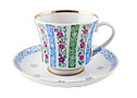 Springtime Tea Cup and Saucer - Porcelain Cups and Saucers