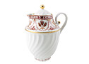 Terracotta Frieze Creamer w Lid - Lomonosov Porcelain