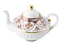 Terracotta Frieze Teapot, small - Porcelain Teapots