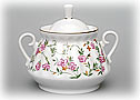 Victorian Pattern Sugar Bowl - Lomonosov Porcelain