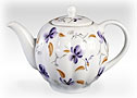Violets Teapot - Porcelain Teapots