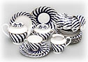 Willow Tea Set - Lomonosov Porcelain