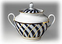 Willow Sugar Bowl - Lomonosov Porcelain