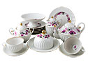 Wild Berry Tea Set, 23 pcs - Lomonosov Porcelain