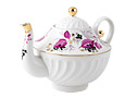 Wild Berry Teapot, Medium, 3 cup - Porcelain Teapots