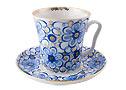 Winding Twig Mug and Saucer - Porcelain Mugs