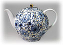 Winding Twig Teapot, large, 9 cup - Porcelain Teapots