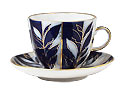 Winter Evening Coffee Cup and Saucer - Lomonosov Porcelain