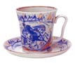 Troika Mug and Saucer - Porcelain Mugs