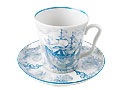 Brigantine Porcelain Mug & Saucer