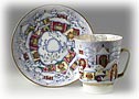 Winter Day Cup and Saucer, Bone China - Lomonosov Bone China