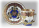 Spring Trees Cup and Saucer, bone, May Shape - Lomonosov Bone Ch