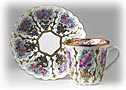Gold Pitchers C/S bone, Twisted Shape - Lomonosov Bone China