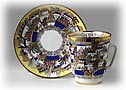 White Houses C/S  bone,  May Shape - Lomonosov Bone China