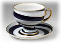 Serpentine Porcelain Cup & Saucer