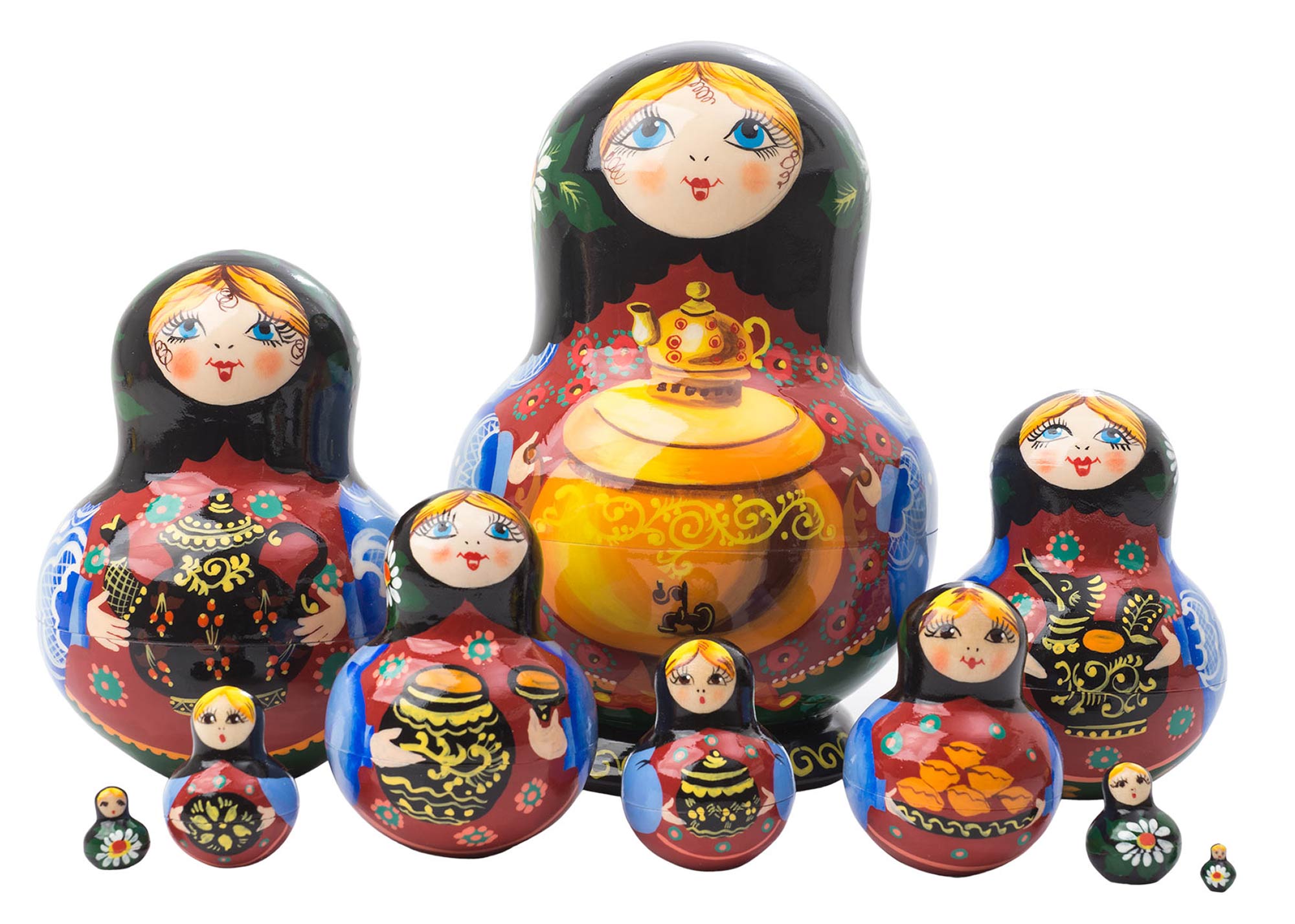 Buy Samovar Nesting Doll 10pc./5" at GoldenCockerel.com