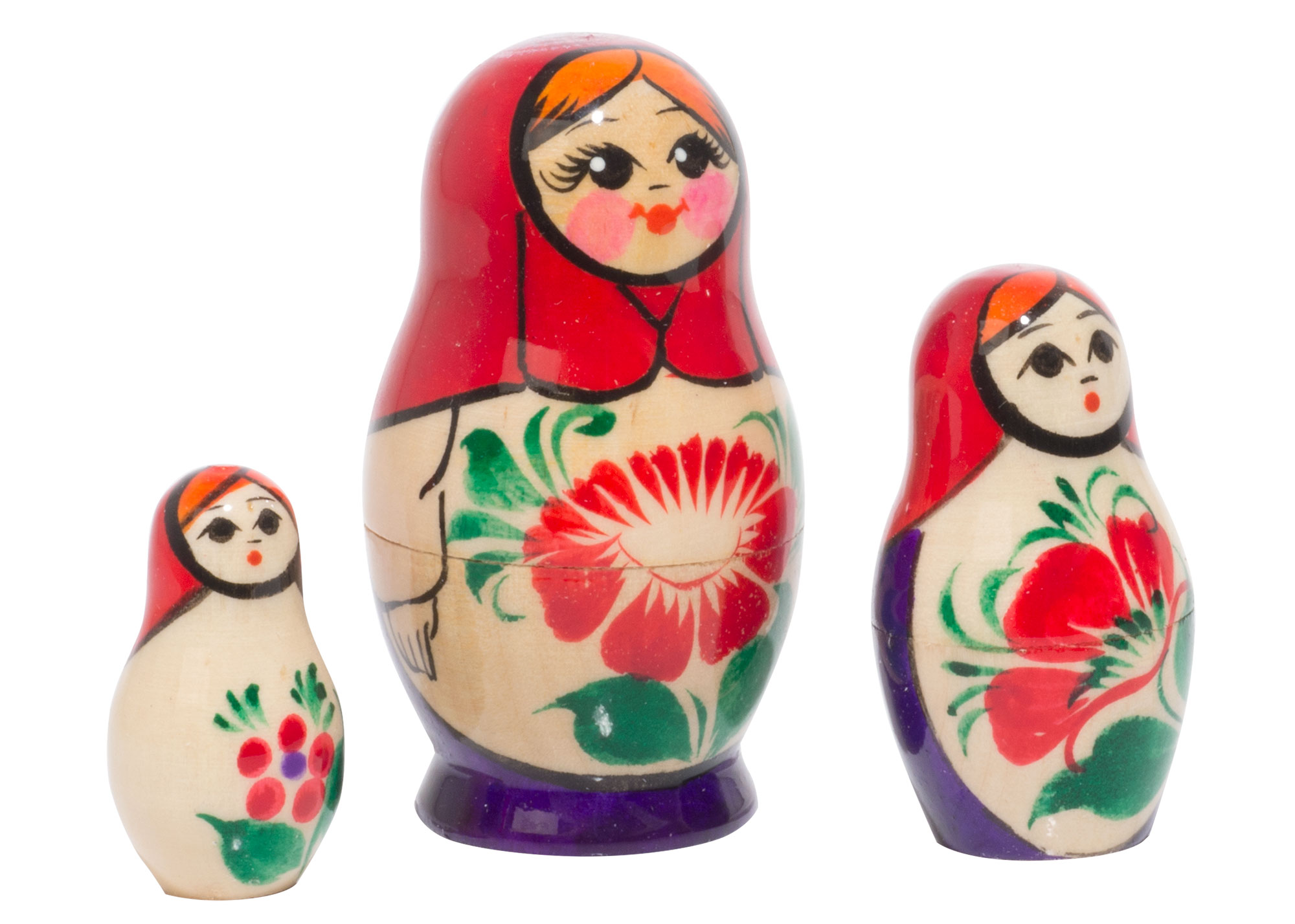 Buy Nolinsk Babushka Doll 3pc./3" at GoldenCockerel.com