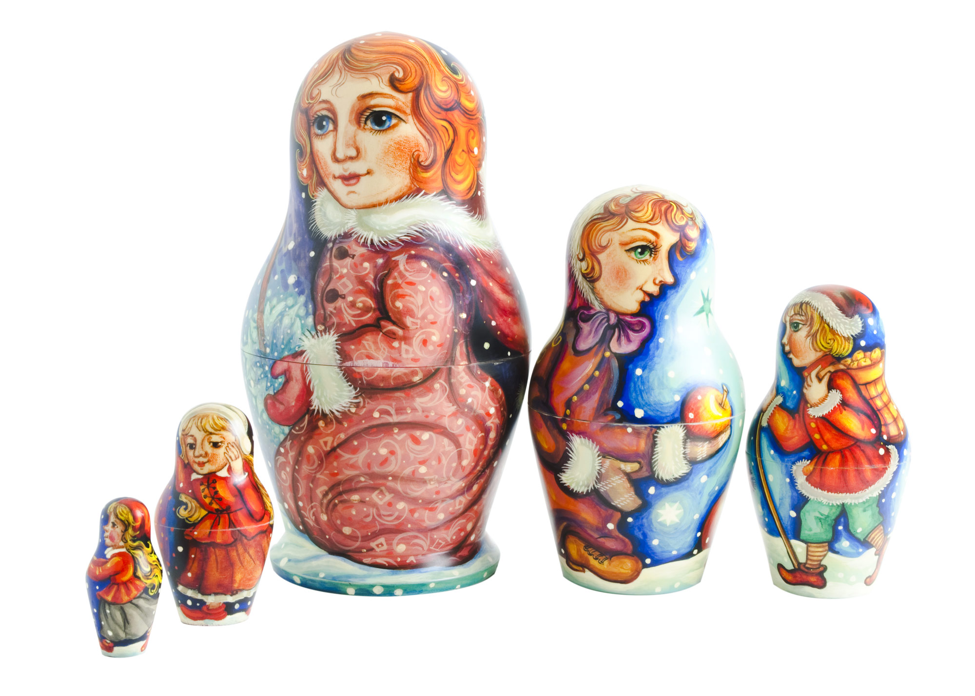 Buy Apples in the Snow Doll by Brudis 6.5" at GoldenCockerel.com