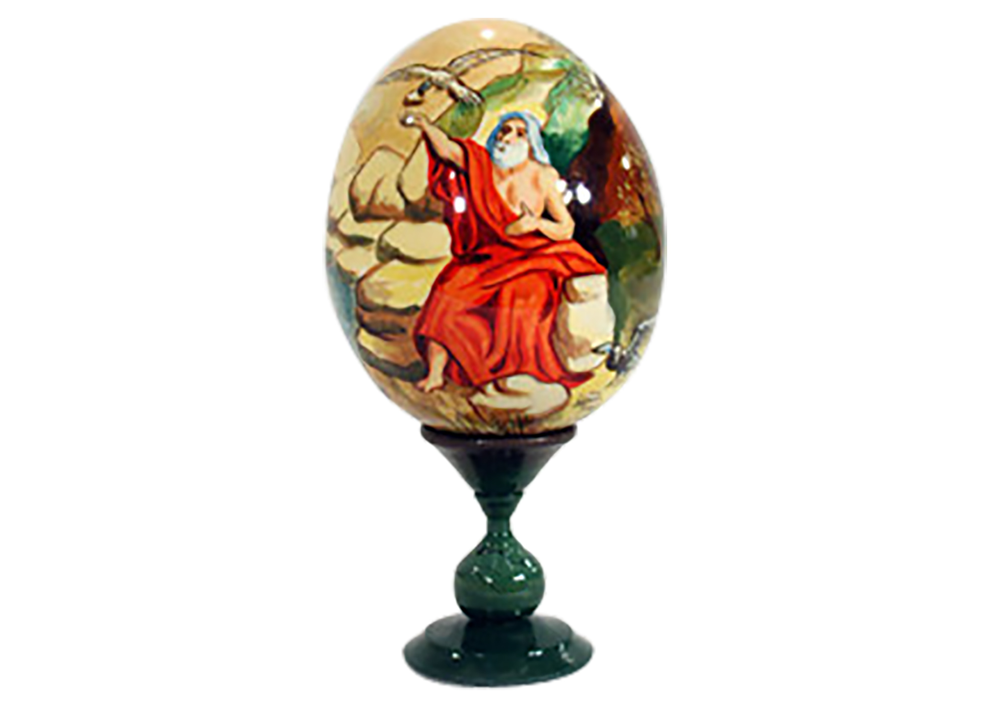 Buy Декоративное яйцо "Пророк Илия" 10 см at GoldenCockerel.com