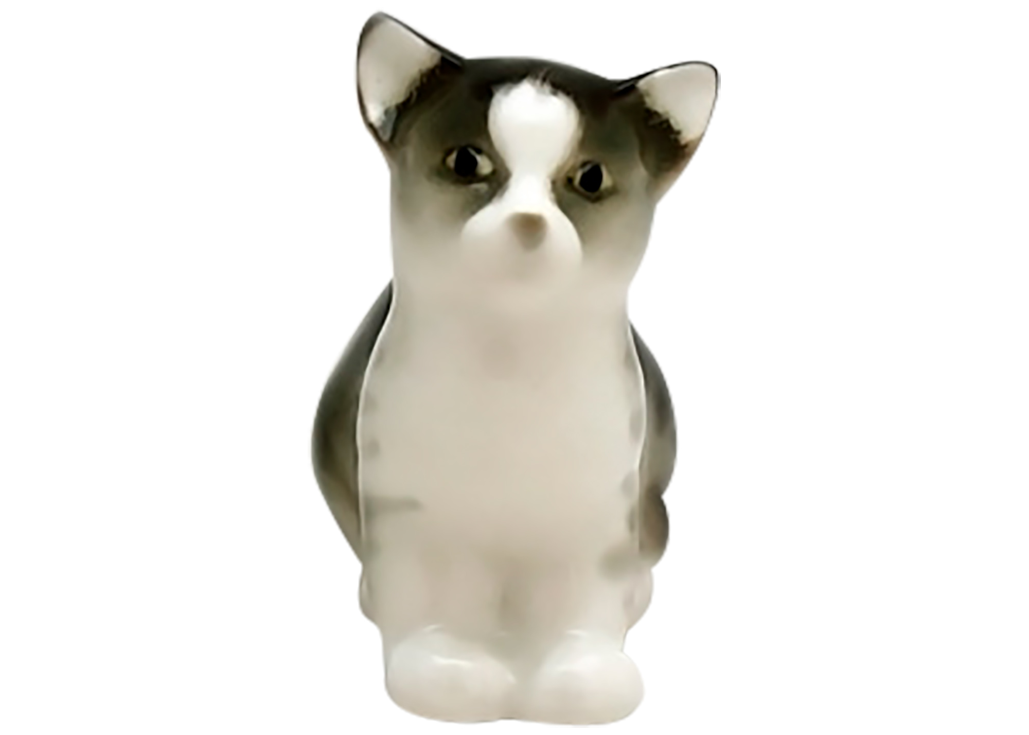 Buy Little Gray Kitten Porcelain Figurine at GoldenCockerel.com