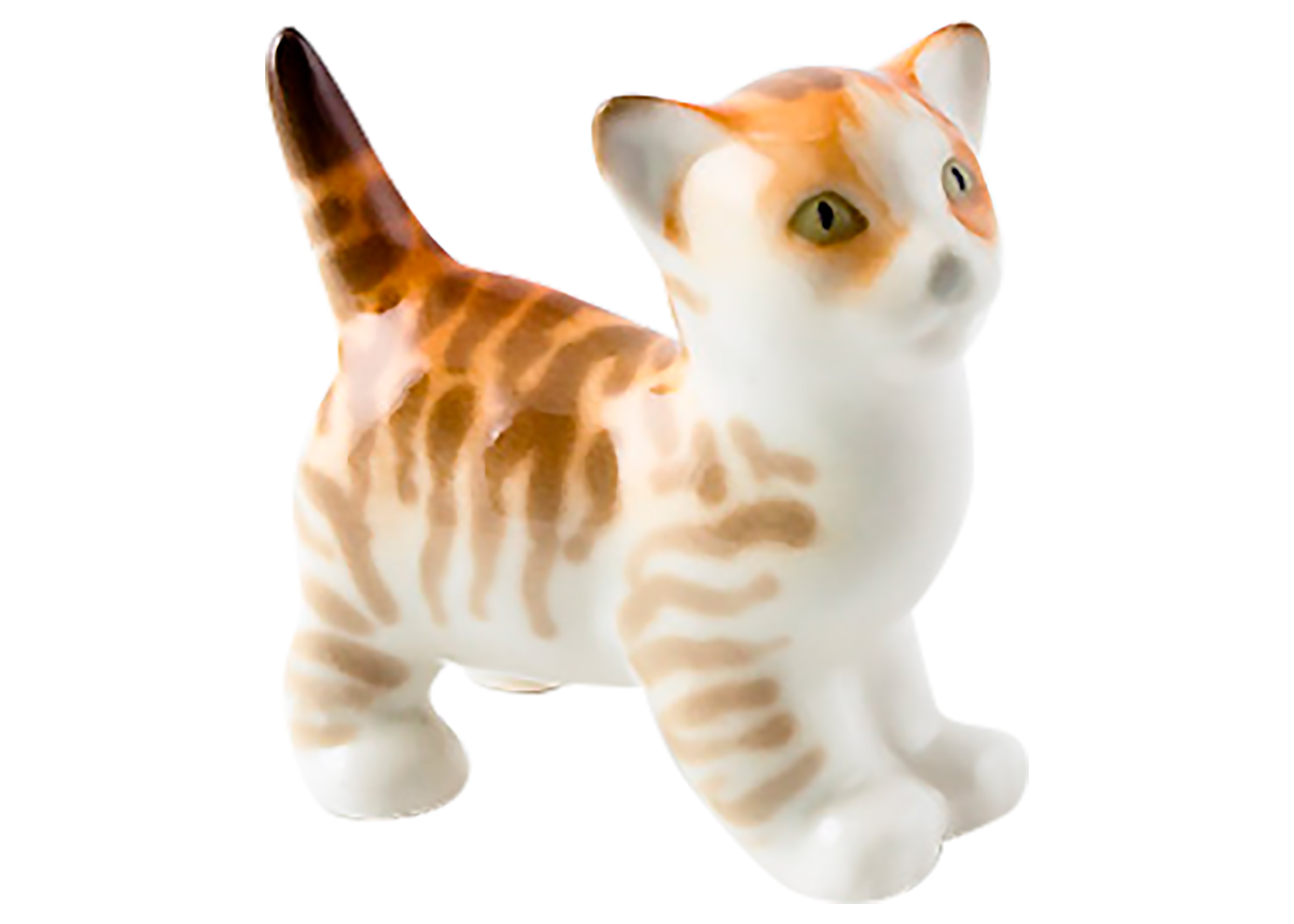 Buy Little Kitten Standing Porcelain Figurine at GoldenCockerel.com