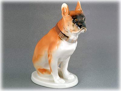 Buy Fawn Boxer Dog Figurine at GoldenCockerel.com